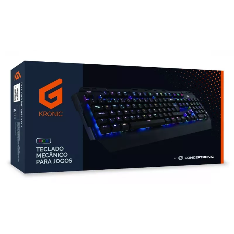 Conceptronic KRONIC mekaaninen pelinäppäimistö, RGB, portugalilainen asettelu