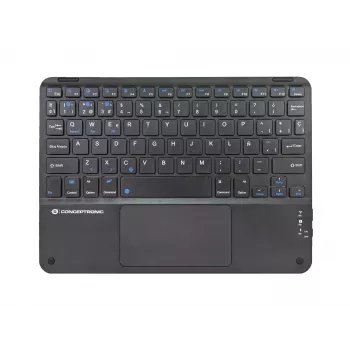 Conceptronic TOBIN01BES 10 tuuman Bluetooth-kosketuslevynäppäimistö, QWERTY espanja
