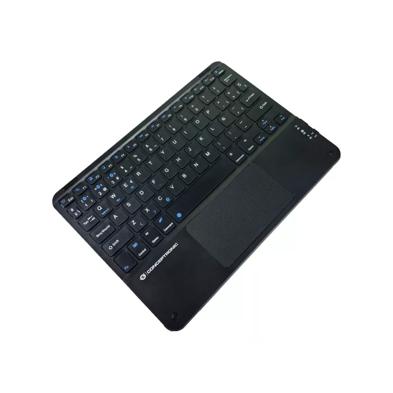 Conceptronic TOBIN01BES 10 tuuman Bluetooth-kosketuslevynäppäimistö, QWERTY espanja