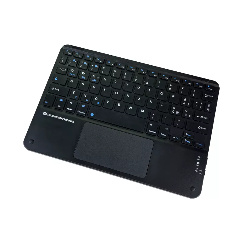 Conceptronic TOBIN01BIT 10 tuuman Bluetooth-kosketuslevynäppäimistö, QWERTY italia