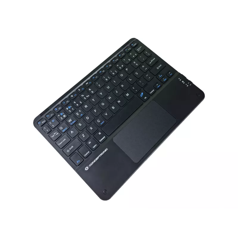 Conceptronic TOBIN01BPT 10 tuuman Bluetooth-kosketuslevynäppäimistö, QWERTY portugali