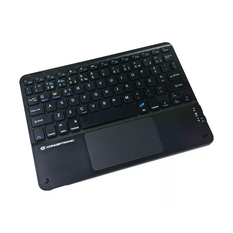 Conceptronic TOBIN01BPT 10 tuuman Bluetooth-kosketuslevynäppäimistö, QWERTY portugali