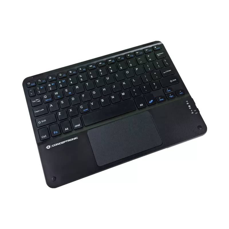 Conceptronic TOBIN01BUS 10 tuuman Bluetooth-kosketuslevynäppäimistö, QWERTZ EN (US)
