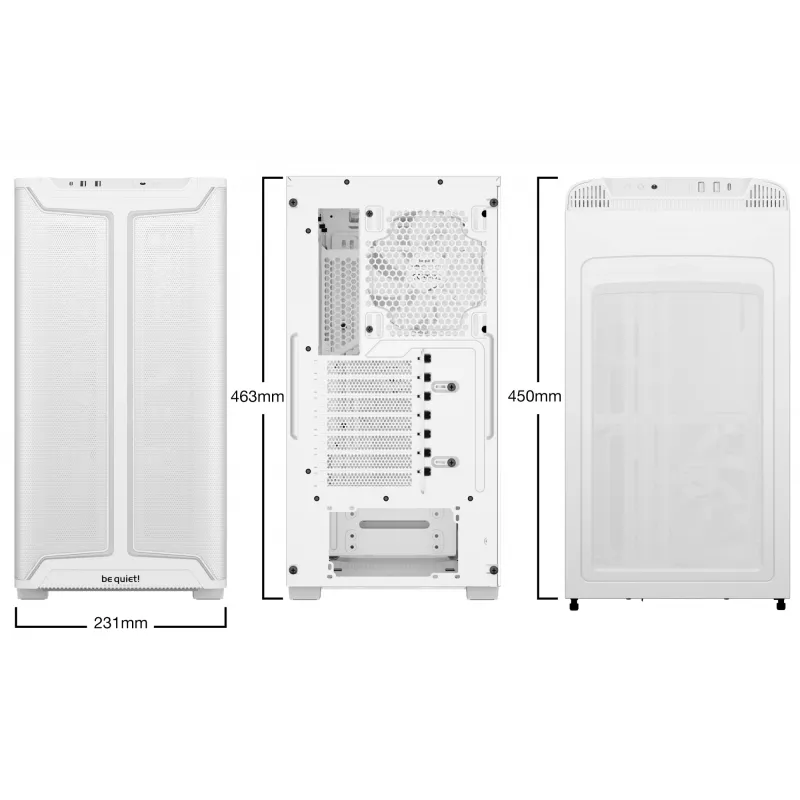be quiet Pure Base 501 DX White Midi Tower -kotelo