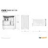 be quiet Pure Base 501 DX White Midi Tower -kotelo