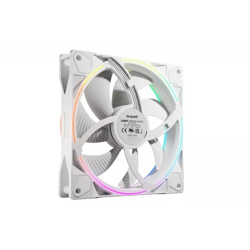 be quiet Light Wings 140 mm PWM Reverse White -tietokonekotelon tuuletin 14 cm, 1 kpl