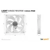 be quiet Light Wings 140 mm PWM Reverse White -tietokonekotelon tuuletin 14 cm, 1 kpl