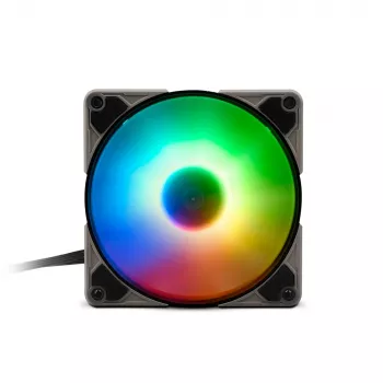 SHARKOON Silent Storm - tietokonekotelo 140 mm PWM-tuuletin, 14 cm, läpinäkyvä