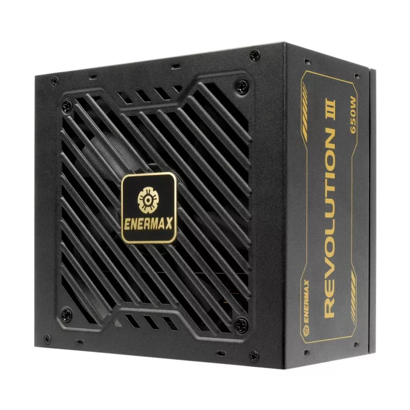 Virtalähde ENERMAX ERV650G-AHG-MAC 650 W 20+4-Pin ATX täysmodulaarinen 80 PLUS Gold musta