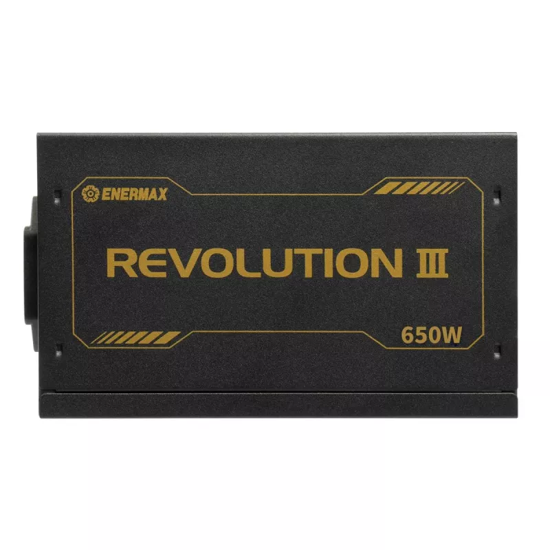 Virtalähde ENERMAX ERV650G-AHG-MAC 650 W 20+4-Pin ATX täysmodulaarinen 80 PLUS Gold musta