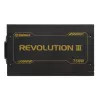Enermax Revolution III ERV750G-AHG-MAC tietokoneen virtalähde, 750 W, 80 Plus Gold, täysmodulaarinen, ATX, 12-nastainen High Power GPU -liitin, musta