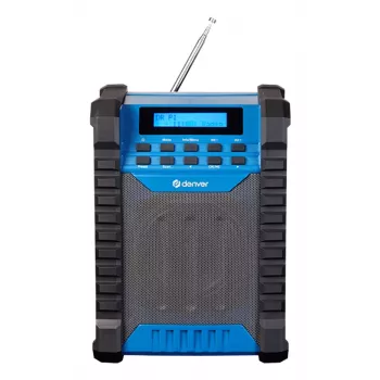DENVER ELECTRONICS Wrd-60 työmaaradio DAB+ Bluetoothilla ja valonheittimellä