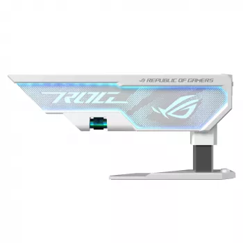 Näytönohjaintuki ASUS ROG Herculx Universal valkoinen – 0,5 m pituus, tukee 1 GPU:ta, monivärinen valaistus