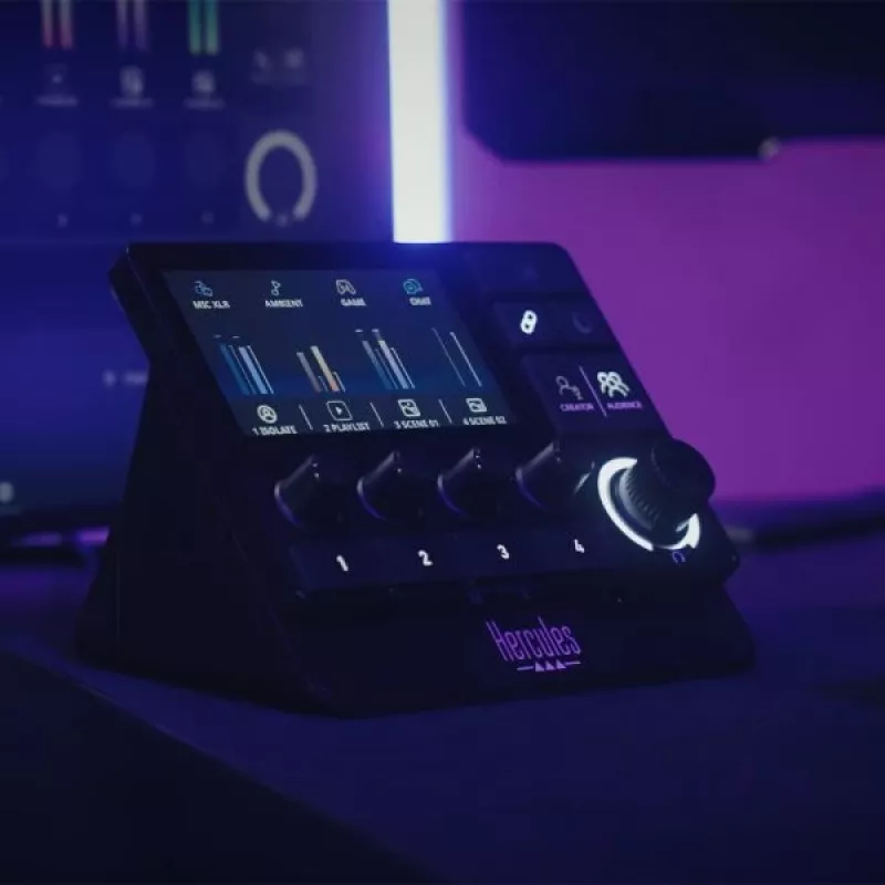 Hercules Stream 200 XLR musta 9 painiketta