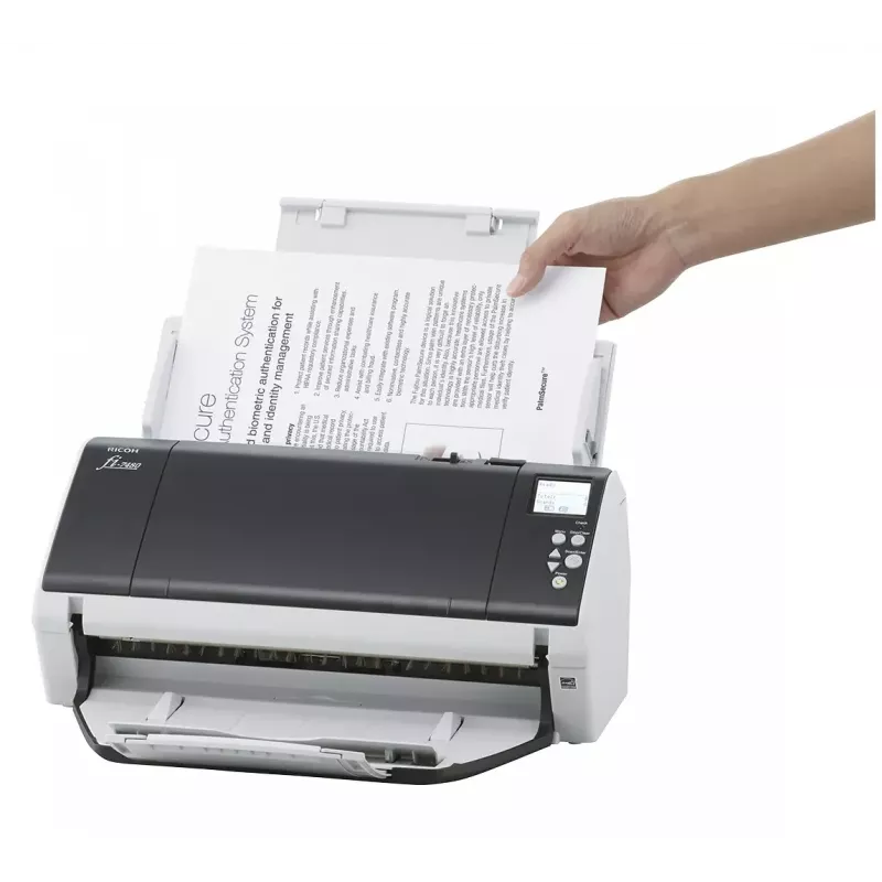Ricoh fi-7480 ADF-skanneri 600 x 600 DPI A3 harmaa, valkoinen