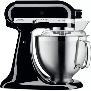 KitchenAid monitoimikone Artisan 5KSM185PS — 4,8 L ruostumaton teräskulho, 300 W, 10 nopeutta, musta