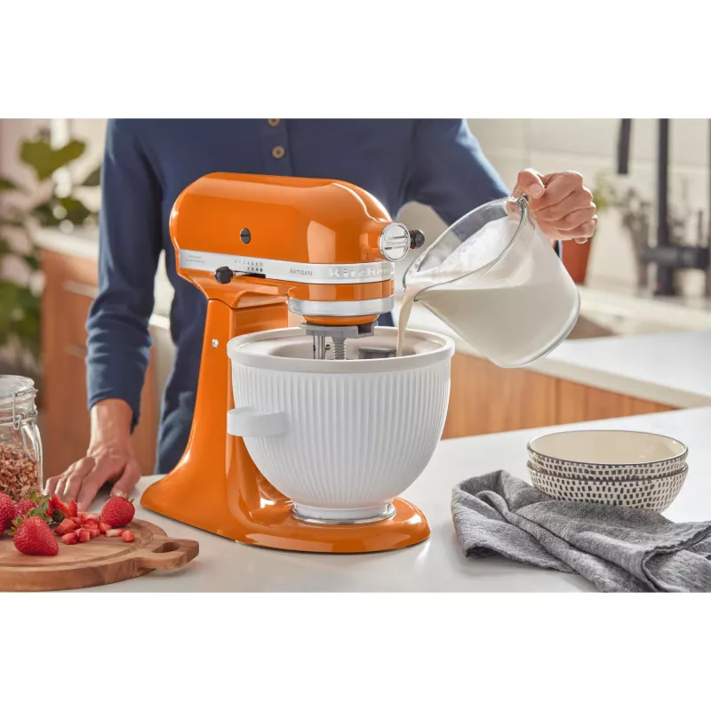 Jäätelökoneen lisäosa KitchenAid 5KSMICM leveys 279 mm syvyys 216 mm korkeus 178 mm