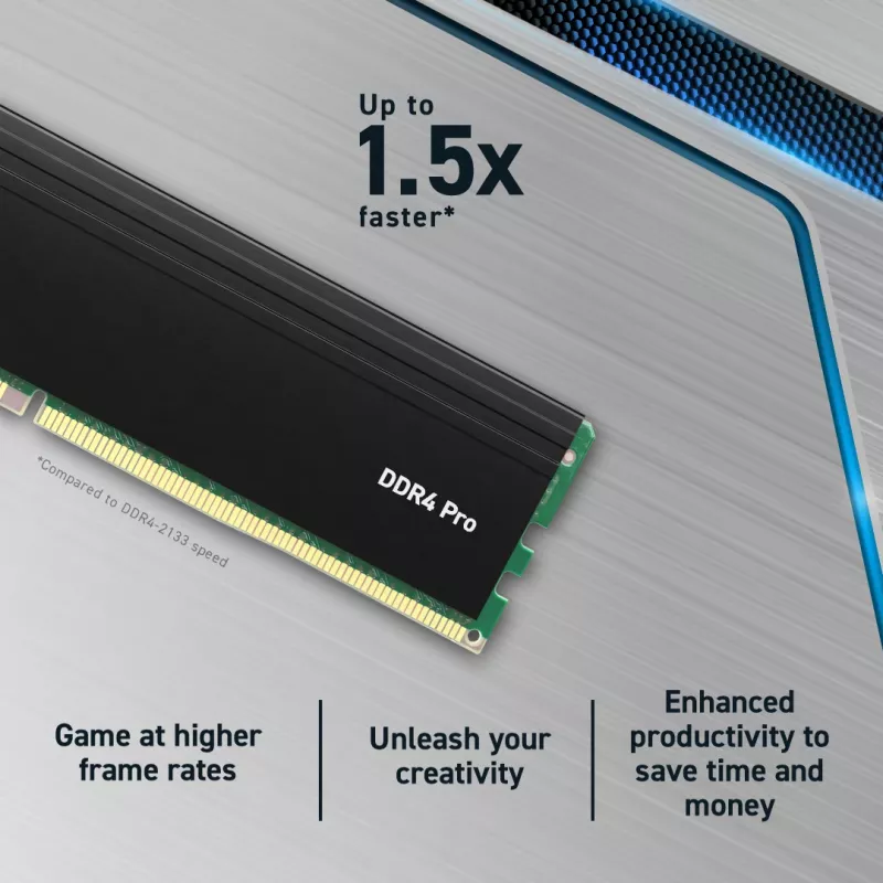 Crucial Pro 32GB DDR4-3200 CL22 UDIMM pöytäkoneen keskusmuisti (CP32G4DFRA32A)