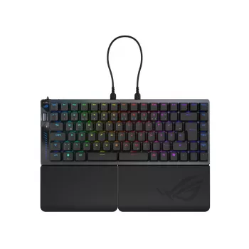 ASUS ROG Falcata näppäimistö pelikäyttöön USB + RF Wireless + Bluetooth QWERTZ saksa musta