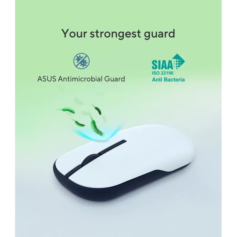 ASUS Marshmallow MD100 -hiiri, office, molempikätinen, RF Wireless + Bluetooth, optinen, 1600 DPI