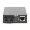 DIGITUS DN-82120-1 Gigabit-mediamuunnin, monimuoto, 10/100/1000Base-T:stä 1000Base-SX:ksi, RJ45 / SC, 850 nm, enintään 0,5 km