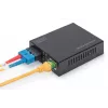 DIGITUS DN-82120-1 Gigabit-mediamuunnin, monimuoto, 10/100/1000Base-T:stä 1000Base-SX:ksi, RJ45 / SC, 850 nm, enintään 0,5 km