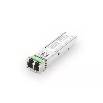 DIGITUS 1,25 Gbit/s SFP-moduuli, jopa 80 km singlemode, LC-duplex-liitin 1000Base-LX, 1550 nm