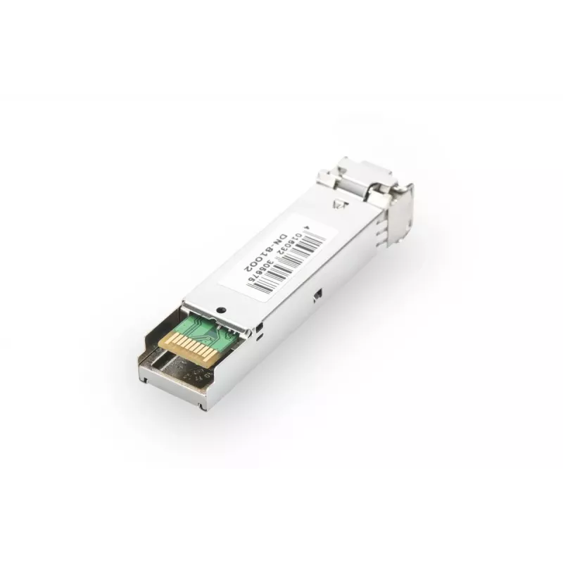 DIGITUS 1,25 Gbit/s SFP-moduuli, jopa 80 km singlemode, LC-duplex-liitin 1000Base-LX, 1550 nm