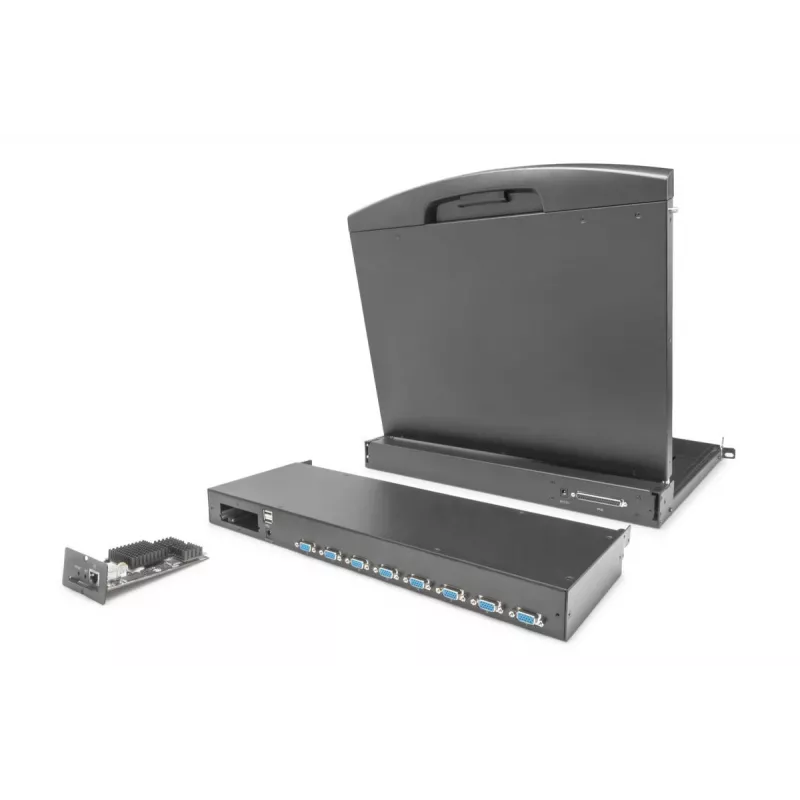 DIGITUS modulaarinen KVM-kytkin 8-porttinen modulaariselle KVM-konsolille