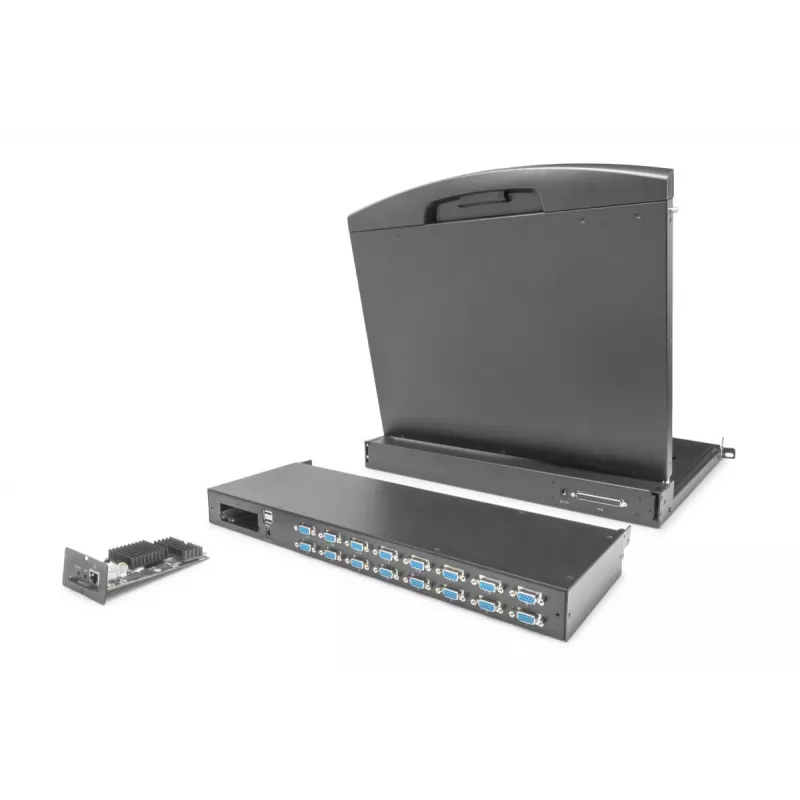 DIGITUS modulaarinen KVM-kytkin 16-porttinen modulaariselle KVM-konsolille