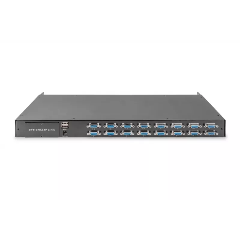 DIGITUS modulaarinen KVM-kytkin 16-porttinen modulaariselle KVM-konsolille