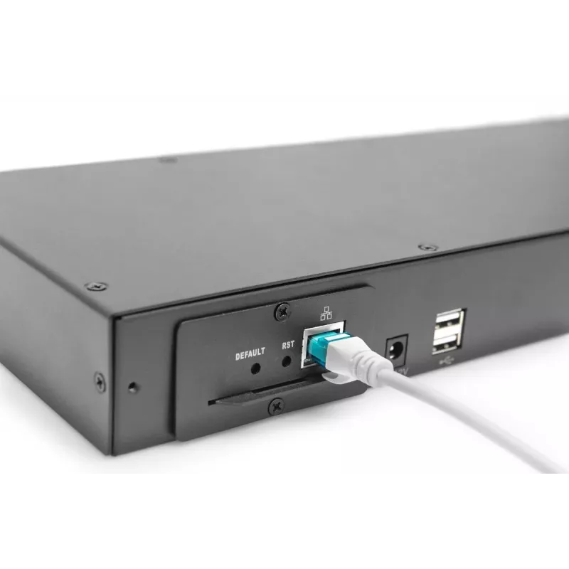 DIGITUS modulaarinen Cat5 KVM-kytkin 16-porttinen modulaariselle KVM-konsolille