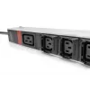 DIGITUS IT BASIC PDU. 3PH. 16A. 24 x C13. 3 x C19 pystysuora. 3 m kaapeli. IEC309 3Ph-16A pistoke