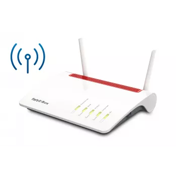 Box FRITZ 6890 LTE langaton reititin Gigabit Ethernet dual-band (2,4 GHz / 5 GHz) 4G musta, punainen, valkoinen