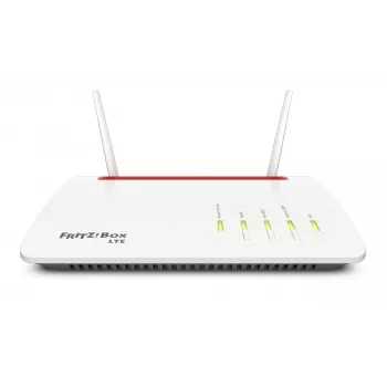 Box FRITZ 6890 LTE langaton reititin Gigabit Ethernet dual-band (2,4 GHz / 5 GHz) 4G musta, punainen, valkoinen