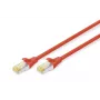 DIGITUS verkkokaapeli - CAT6a - S/FTP - Snagless - Cu - 3 m - punainen