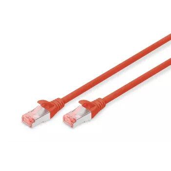 DIGITUS verkkokaapeli - CAT6 - S/FTP - Snagless - Cu - 2 m - punainen