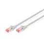 DIGITUS verkkokaapeli - CAT6 - S/FTP - lukkokielekkeen suojaus - Cu - 3 m - harmaa