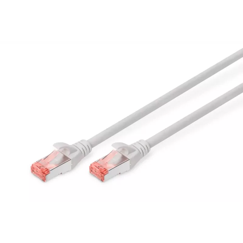 DIGITUS verkkokaapeli - CAT6 - S/FTP - Snagless - Cu - 10 m - harmaa