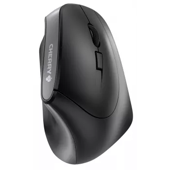 CHERRY MW 4500 langaton 45 asteen hiiri, musta, USB, oikeakätinen, pystysuunnittelu, optinen, RF langaton, 1200 DPI, musta