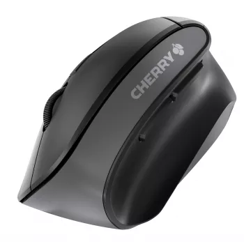 CHERRY MW 4500 langaton 45 asteen hiiri, musta, USB, oikeakätinen, pystysuunnittelu, optinen, RF langaton, 1200 DPI, musta