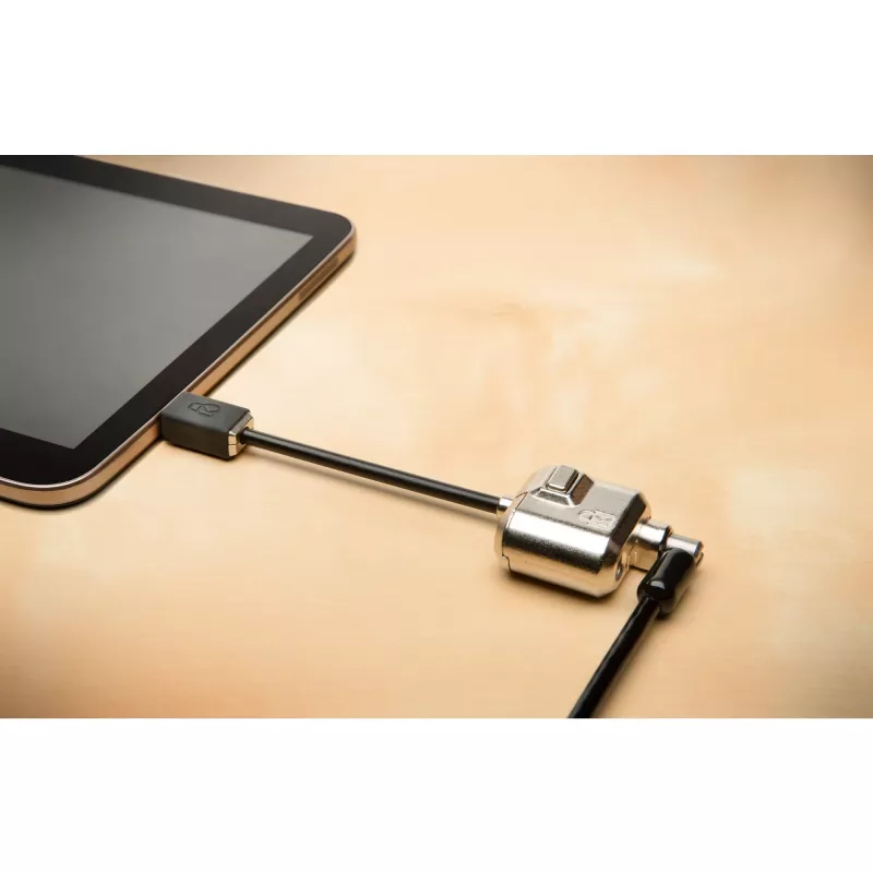 Kensington MiniSaver Mobile Keyed Lock, 1,8 m, Kensington, avain, litteä avain, hiiliteräs, musta
