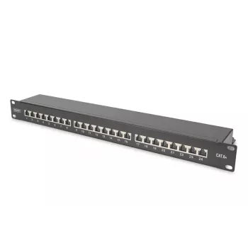 DIGITUS Professional CAT6A, luokka EA patch-paneeli, suojattu