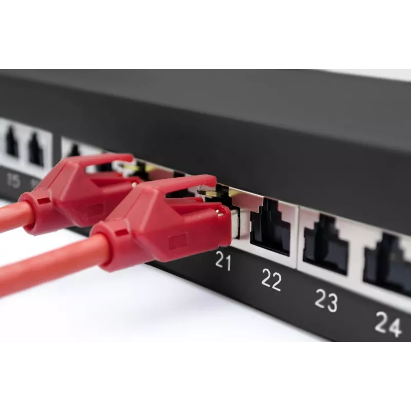 DIGITUS Professional CAT6A, luokka EA patch-paneeli, suojattu
