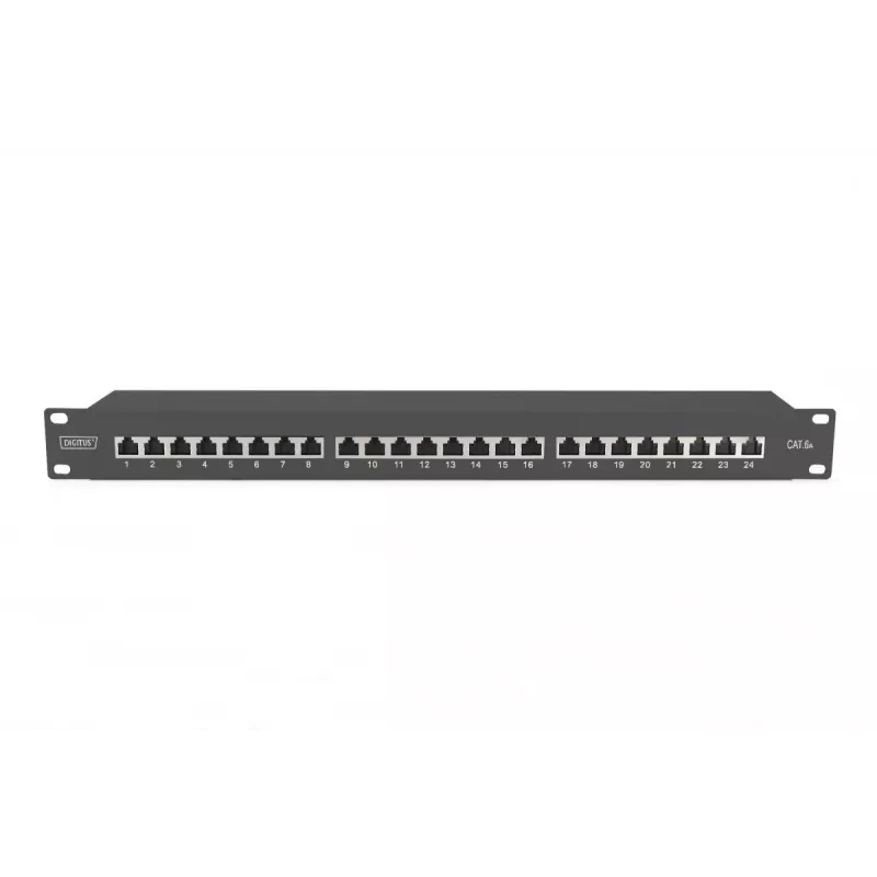 DIGITUS Professional CAT6A, luokka EA patch-paneeli, suojattu