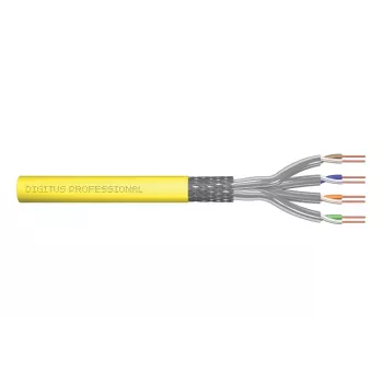 DIGITUS asennuskaapeli - Cat 7a - S/FTP - AWG 22/1 - 1000 m - keltainen