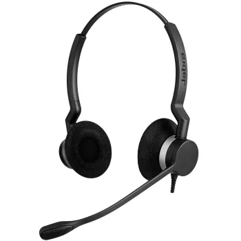 Jabra BIZ 2300 Duo, USB, UC, johdollinen, toimisto/callcenter, 150 - 4500 Hz, 65 g, headset, musta