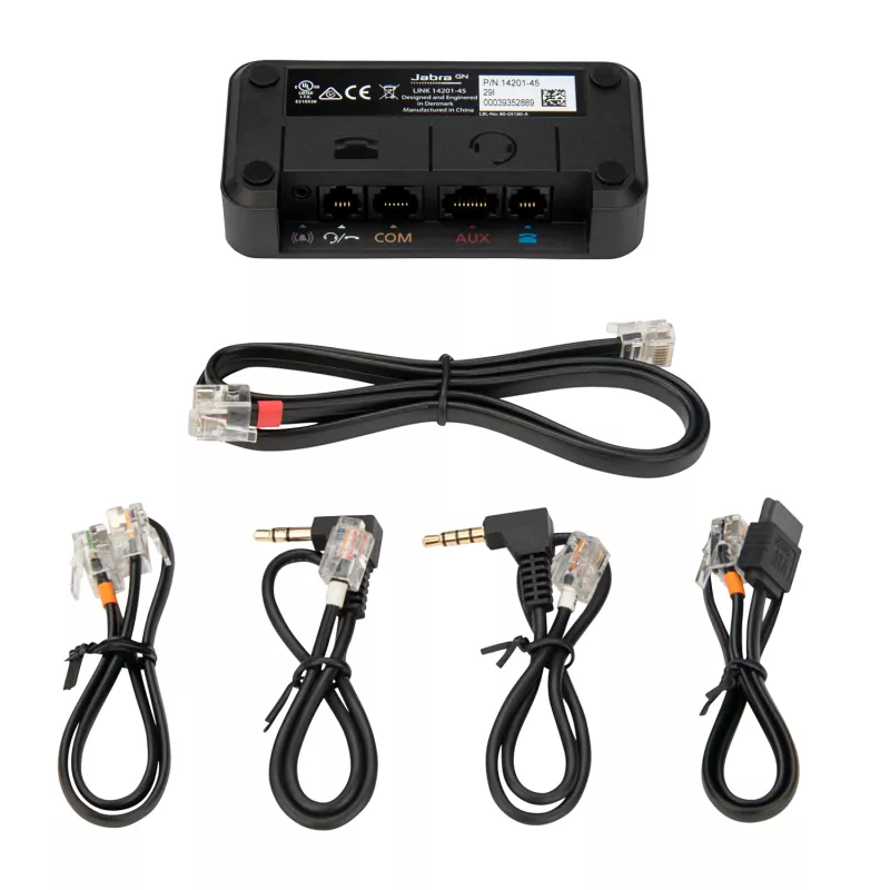 Jabra Link 14201-45, ohjaussovitin, musta