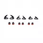Jabra Evolve 75e tarvikepakkaus, korvapehmusteet, geeli, musta, punainen
