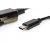 DIGITUS USB Type-C 2.0 - sarjaporttimuunnin, DSUB 9M 1m kaapeli